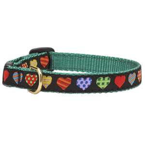 Up Country Colorful Hearts Cat Collar For Discount