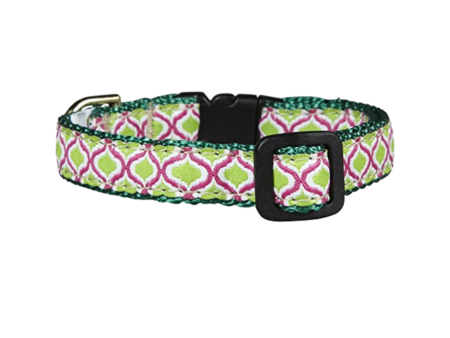 Up Country Green Kismet Cat Collar Fashion