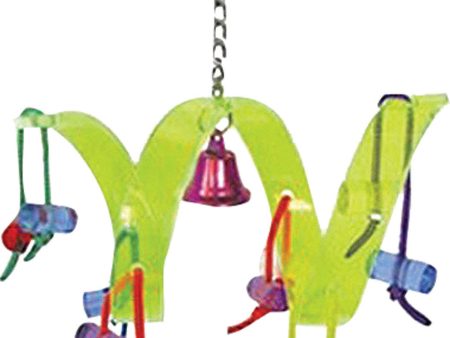 A&e Cage Company - Happy Beaks Acrylic Roller Coaster Bird Toy For Sale