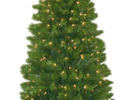 General Foam Plastics - Tacoma Artificial Christmas Tree W clr Lights For Cheap