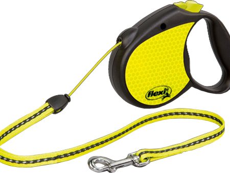 Flexi North America Llc - Neon Medium Yellow Reflect Retractable Leash Sale