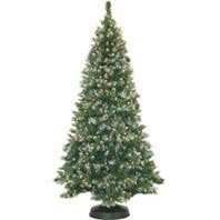 General Foam Plastics - Mk Frosted Pine Prelit Artificial Christmas Tree on Sale