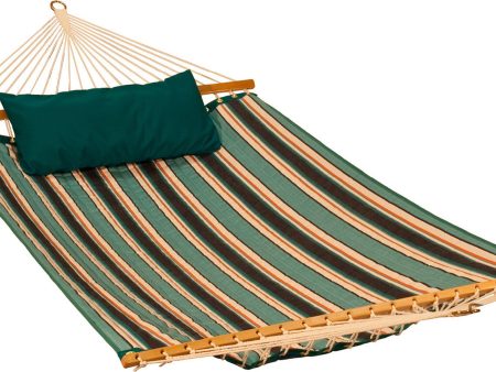 Algoma Net Company - Sunbrella Quilted Hammock W matching Pillow For Sale