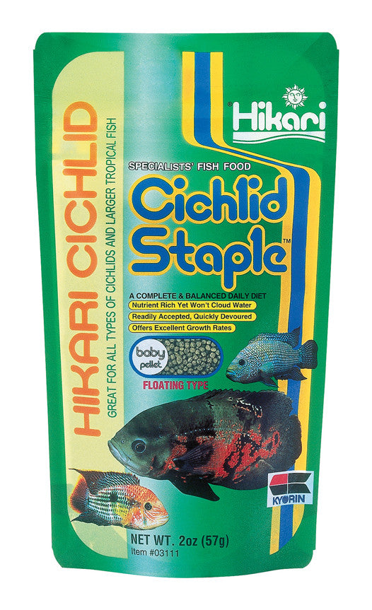 Hikari Sales Usa Inc - Cichlid Staple Baby Pellets Supply