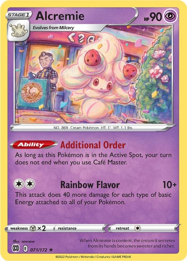 Alcremie (071 172) [Sword & Shield: Brilliant Stars] For Sale