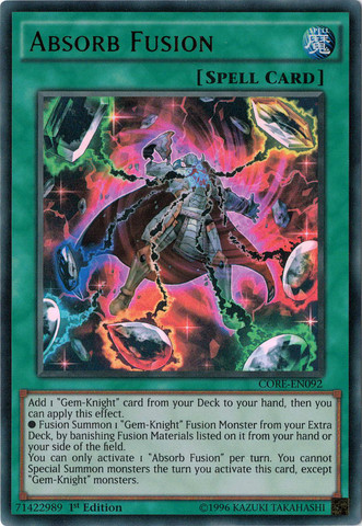 Absorb Fusion [CORE-EN092] Ultra Rare on Sale