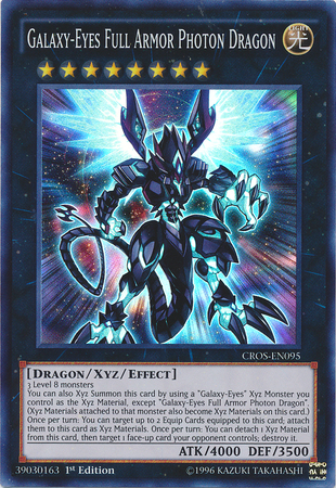 Galaxy-Eyes Full Armor Photon Dragon [CROS-EN095] Super Rare For Discount