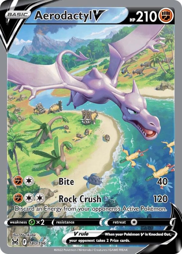 Aerodactyl V (180 196) [Sword & Shield: Lost Origin] Hot on Sale