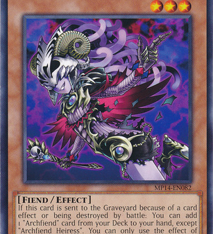 Archfiend Heiress [MP14-EN082] Rare Sale