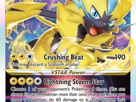 Zeraora VSTAR (SWSH265) (Jumbo Card) [Sword & Shield: Black Star Promos] on Sale